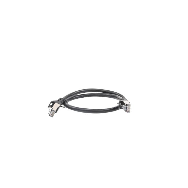 Cable de Parcheo FTP Cat6 - 0.5 Metros (1.64 Pies) - Negro