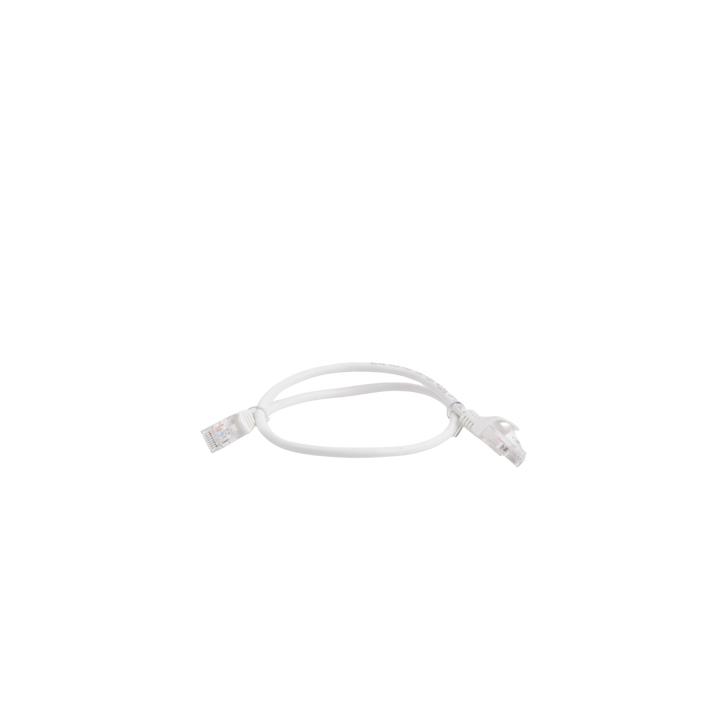 Cable de Parcheo UTP Cat5e - 0.5 Metros (1.64 Pies) - Blanco