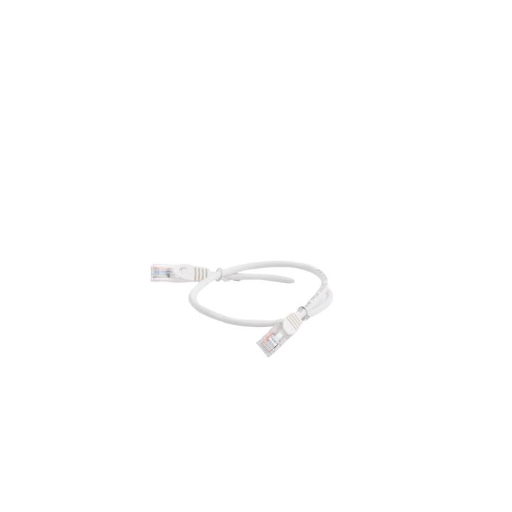 Cable de Parcheo UTP Cat5e - 0.5 Metros (1.64 Pies) - Blanco