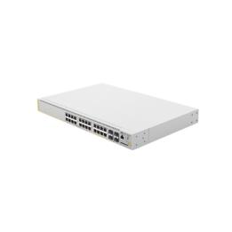 Switch PoE+ Administrable CentreCOM GS970M, Capa 3 de 24 Puertos 10/100/1000 Mbps + 4 SFP Gigabit, 370 W
