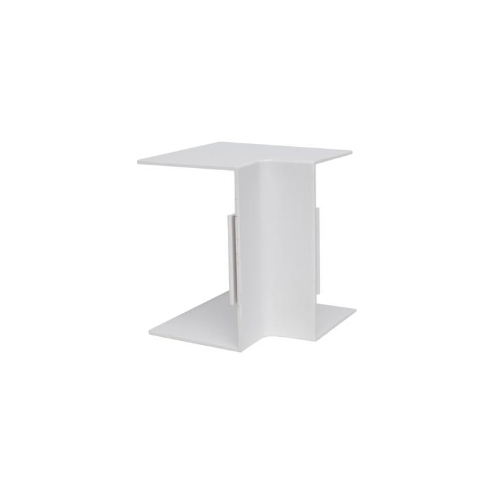 Esquinero Interior Color Blanco de PVC Auto Axtinguible, Para Canaleta TMK-4577 (5520-02001)