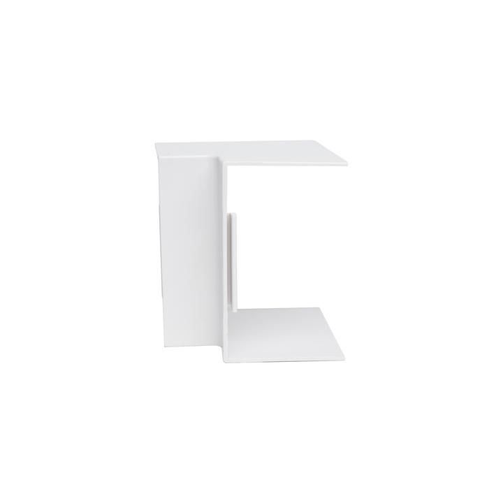 Esquinero Interior Color Blanco de PVC Auto Axtinguible, Para Canaleta TMK-4577 (5520-02001)