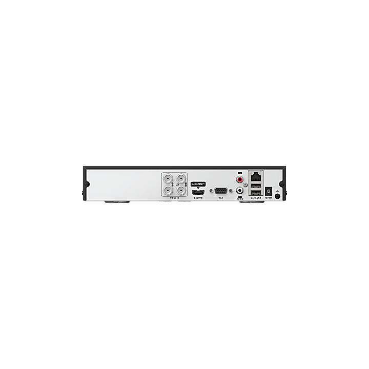 DVR 4 Canales TURBOHD + 4 Canales IP / 8 Megapixel (4K) / Audio Bidireccional / ACUSENSE / 1 Bahía de Disco Duro /