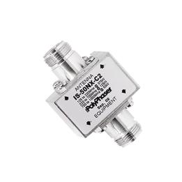 Protector Coaxial RF / 125-1000 MHz / 50 Ω / Conectores N Hembra / Ceja Lateral / 50 kA
