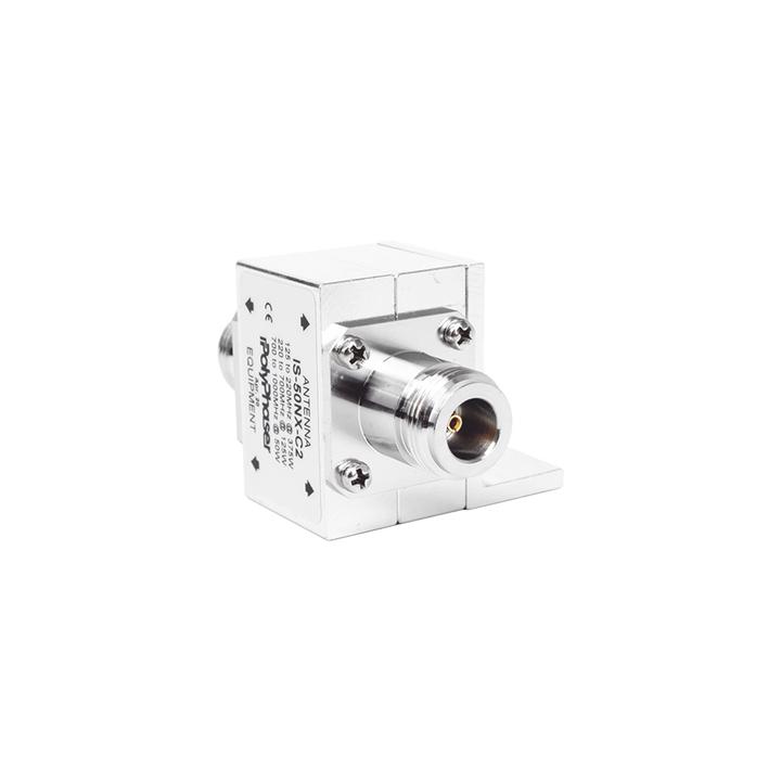 Protector Coaxial RF / 125-1000 MHz / 50 Ω / Conectores N Hembra / Ceja Lateral / 50 kA
