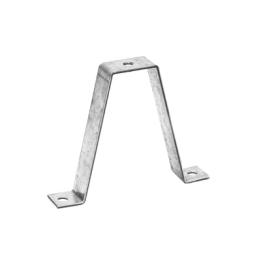 Soporte doble para sujetador universal, ideal para instalación en techo, con acabado Electro Zinc para varilla de 1/4