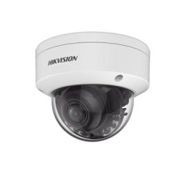Domo IP 8 Megapixel / Lente Mot. 2.7 a 13.5 mm / Dual Light (40 mts IR + 40 mts Luz Blanca ) / Darkfighter S / Exterior
