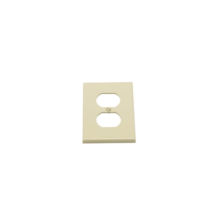 Placa de Pared para Contacto Duplex Color Marfil.
