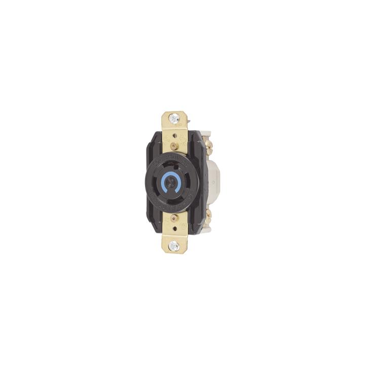 Receptáculo con Bloqueo de Media Vuelta Industrial 30 A 250 V CA / 3 Polos 4 Hilos / Nema L15-30R.