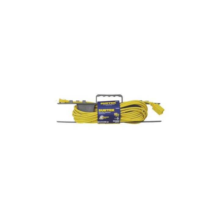 Extensión Eléctrica de Uso Rudo 6 metros / 127 V CA 10 A Máximo / Color Amarillo.