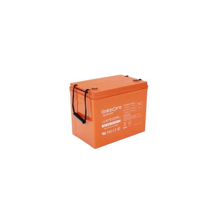 Batería 12 V / 75 Ah / UL / Tecnología AGM-VRLA / Vida útil promedio de 5 años / Retardo a la flama / Para uso en
