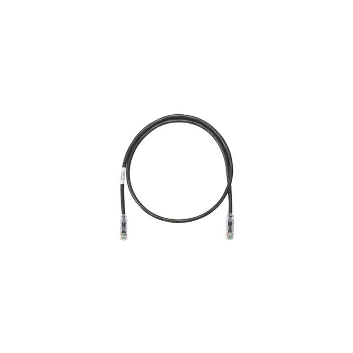 Cable de Parcheo UTP Categoría 6, con Plug Modular en Cada Extremo - 2 Metros (6.56 Pies) - Negro