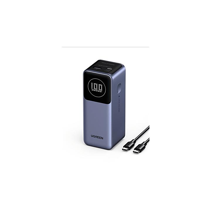 Power Bank de 12000mAh | 2 Salidas 100W Max. | USB-A + 1 USB-C | PD 3.0 | QC3.0 | FCP | SCP | Pantalla Inteligente |