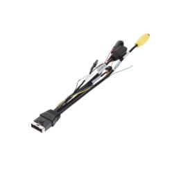 Cable adaptador / posibilita la inclusión de un canal IP, incorpora salida de video conector tipo aviación 4 pines y