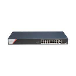 Switch Gigabit PoE+ / Administrable / 16 Puertos 1000 Mbps PoE+ (4 Puertos PoE++ 90 W) / 2 Puertos 1000 Mbps de Uplink
