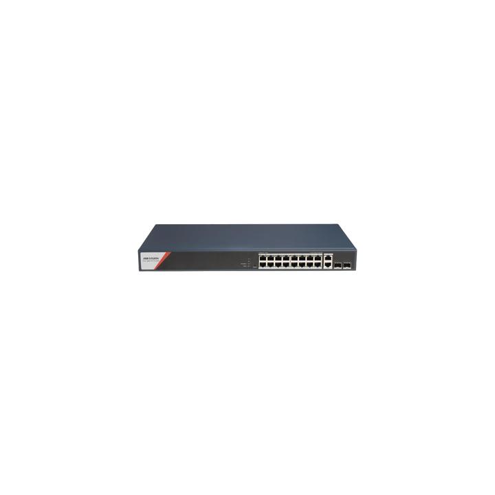 Switch Gigabit PoE+ / Administrable / 16 Puertos 1000 Mbps PoE+ (4 Puertos PoE++ 90 W) / 2 Puertos 1000 Mbps de Uplink
