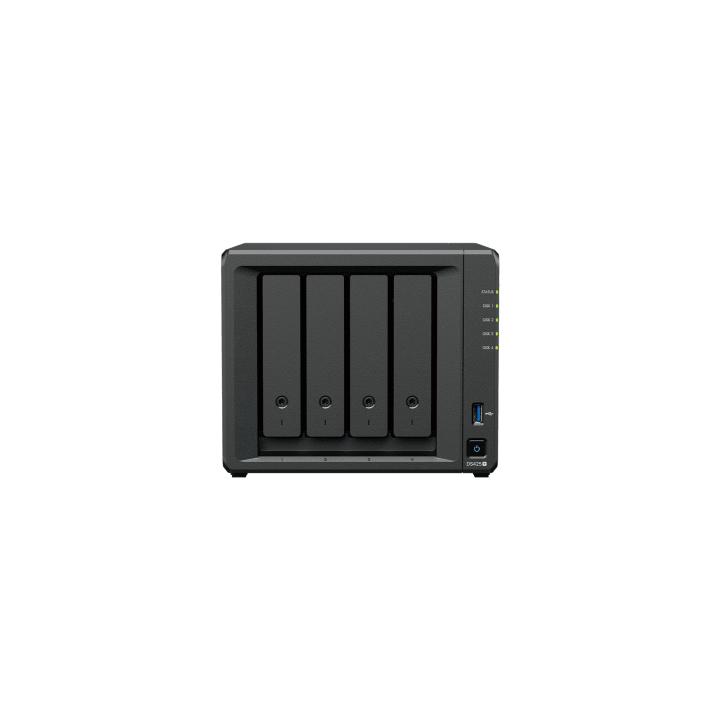 NAS DiskStation DS425+ | 4 Bahías | Intel Celeron J4125 2.7 GHz | 2 GB DDR4 / 2.5GbE + 1GbE | 2 Puertos USB 3.2 Gen 1