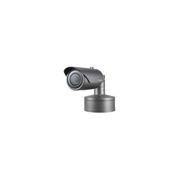 Cámara IP Tipo Bala 5MP Lente Fijo 3.7 MM IR 30M H.265, H.264, WDR 120DB, HLC, Doble SD CARD 12VDC/24VAC, POE, IP67,