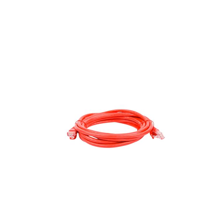 Cable de Parcheo UTP Cat6 - 3.0 Metros (9.84 Pies) - Rojo