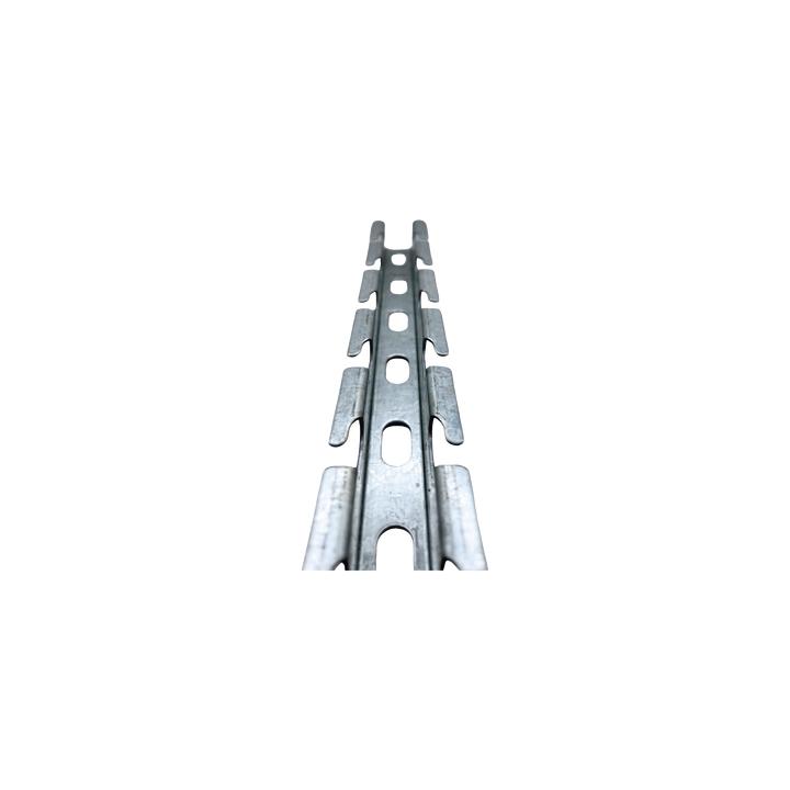 Sujetador Universal Profundo Multiusos, Tramos de 3 metros de largo, Con Acabado Electro Zinc, Complemento Ideal Para