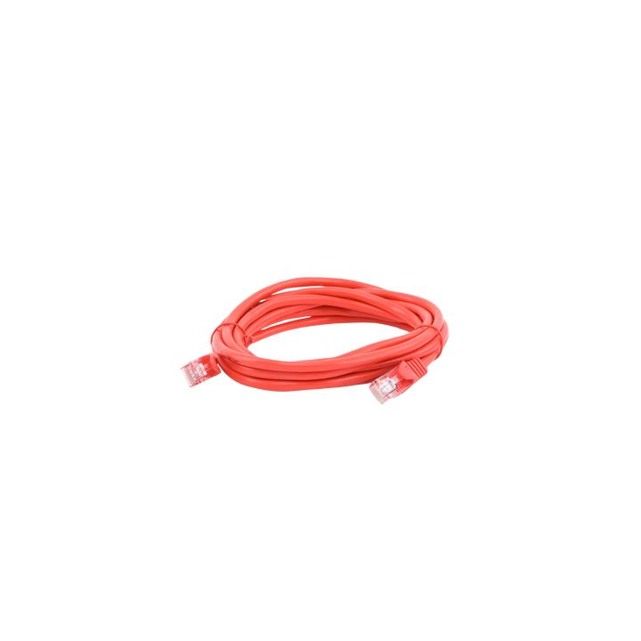 Cable de Parcheo UTP Cat5e - 3.0 Metros (9.84 Pies) - Rojo