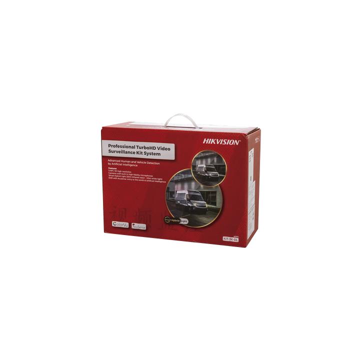 [Dual Light] Kit TurboHD 3K (5 Megapixel) / DVR 4 Canales / 4 Cámaras Bala para Exterior y Metal / Micrófono