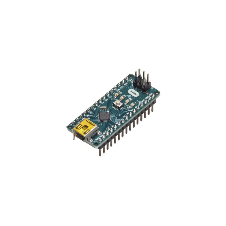Microcontrolador Arduino Nano / ATmega328 16 MHz / 20 Digital I/O + 8 Analógico / Mini-USB / Compatible IDE Arduino /
