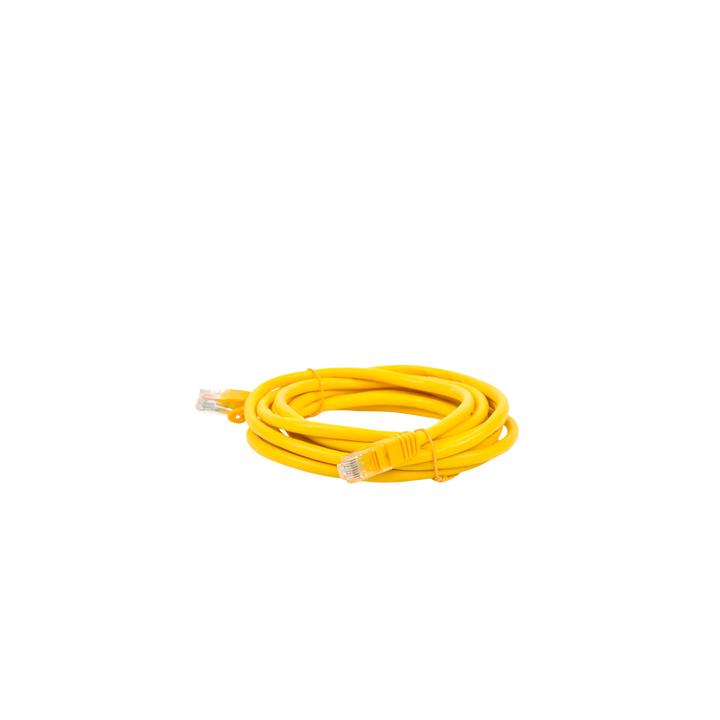 Cable de Parcheo UTP Cat6 - 3.0 Metros (9.84 Pies) - Amarillo