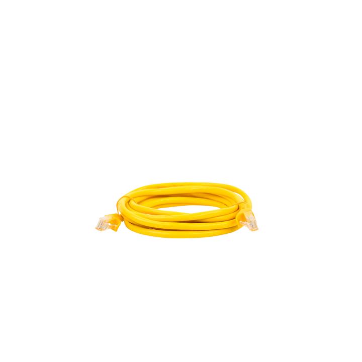 Cable de Parcheo UTP Cat6 - 3.0 Metros (9.84 Pies) - Amarillo