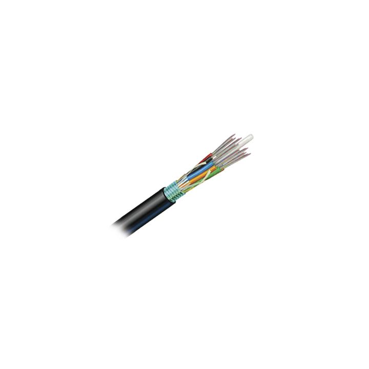 Cable de Fibra Óptica de 12 Hilos, OSP (Planta Externa), No Armada, Gel, MDPE (Polietileno de Media Densidad),