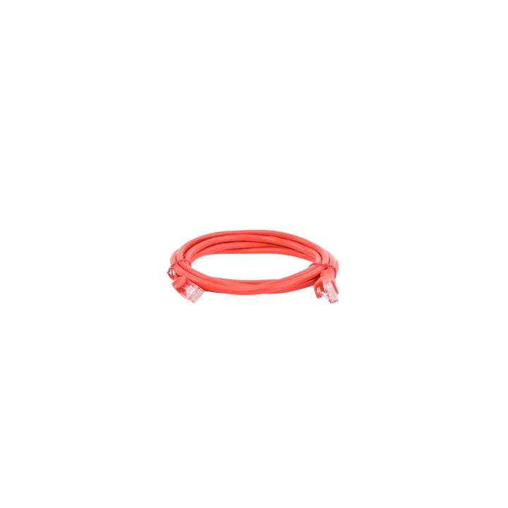 Cable de Parcheo UTP Cat5e - 2.0 Metros (6.56 Pies) - Rojo