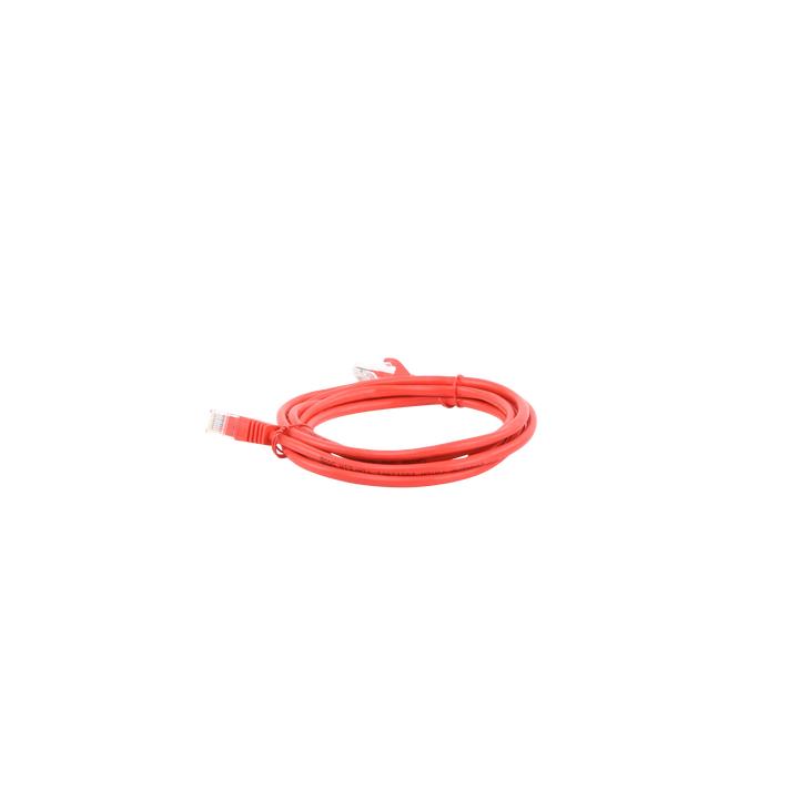 Cable de Parcheo UTP Cat5e - 2.0 Metros (6.56 Pies) - Rojo