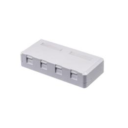 Caja de Pared de 4 Puertos Sin Jack