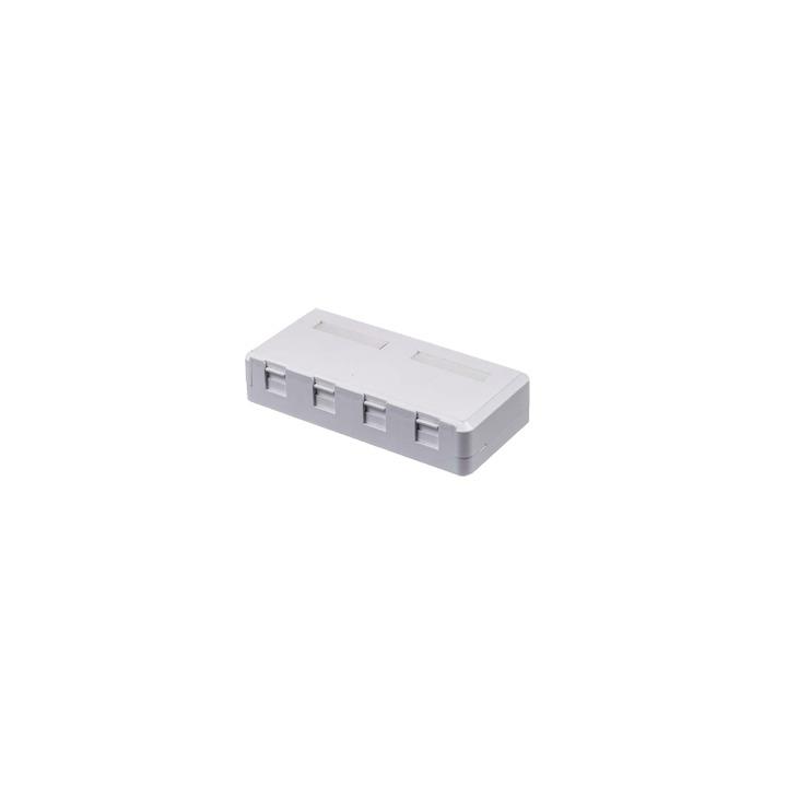 Caja de Pared de 4 Puertos Sin Jack