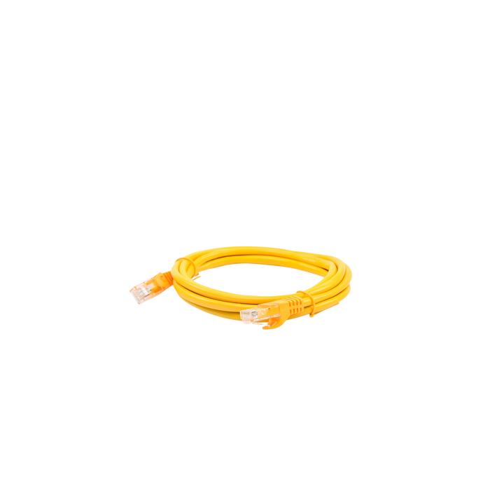 Cable de Parcheo UTP Cat5e - 2.0 Metros (6.56 Pies) - Amarillo