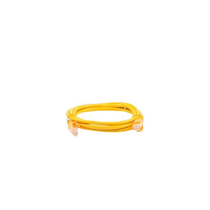 Cable de Parcheo UTP Cat5e - 2.0 Metros (6.56 Pies) - Amarillo
