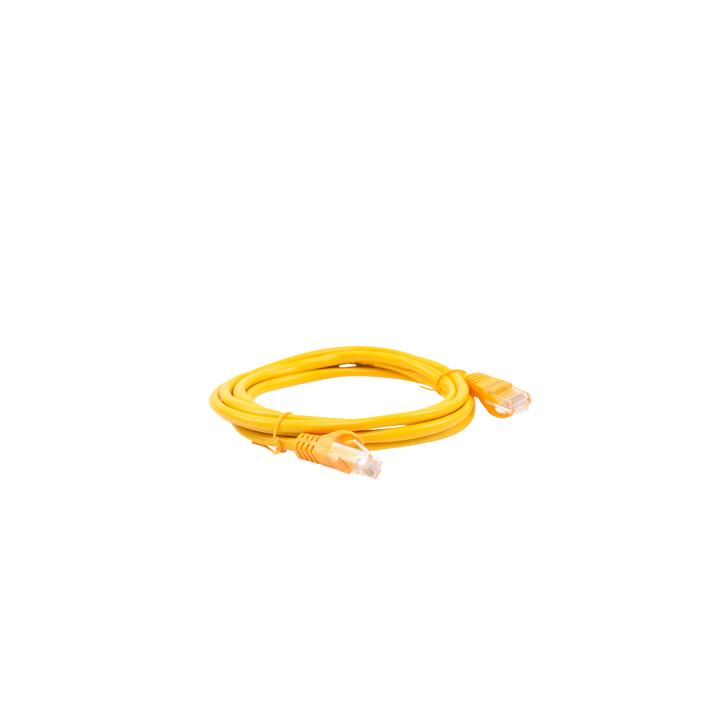 Cable de Parcheo UTP Cat5e - 2.0 Metros (6.56 Pies) - Amarillo