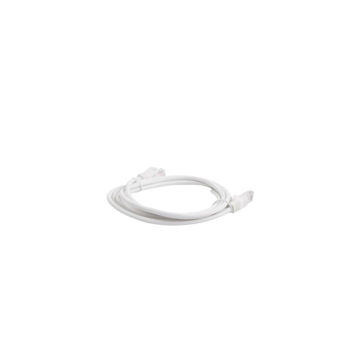 Cable de Parcheo UTP Cat5e - 2 Metros (6.56 Pies) - Blanco