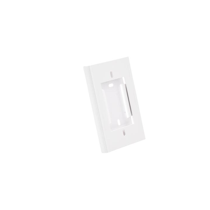 Soporte y tapa universal color blanco de PVC auto extinguible, para canaleta TEK100 (5595-10001)