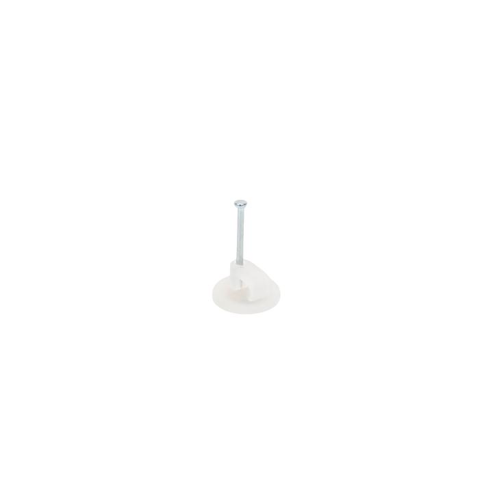 Grapa para cable plano de 5mm color transparente (100pzs) (3209-00100)