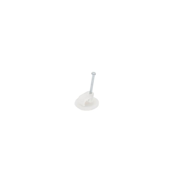 Grapa para cable plano de 5mm color transparente (100pzs) (3209-00100)