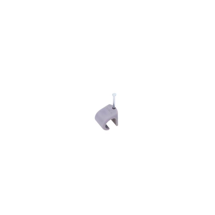 Grapa para cable redondo de 14mm color gris (100pzs) (3105-00100)