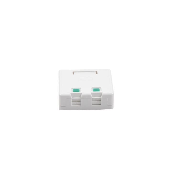 Caja de Pared con 2 Puertos Keystone, No Incluye Jacks
