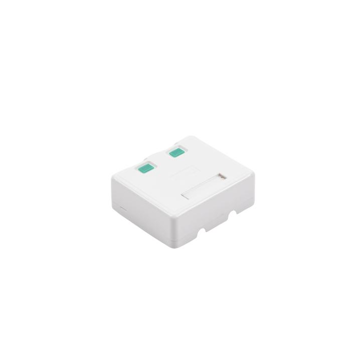 Caja de Pared con 2 Puertos Keystone, No Incluye Jacks