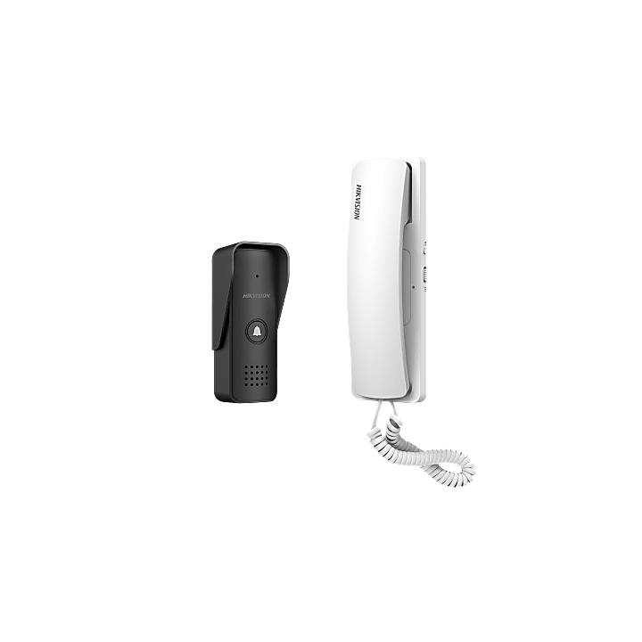 Kit de Audioportero Analógico a 2 Hilos / Apertura de 2 Puertas / Diferentes Tonos y Volúmenes de Timbre /