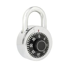 Candado de Combinación / Medida 50 mm/ Nivel de Seguridad 3 / Combinación de Disco / Color Negro.
