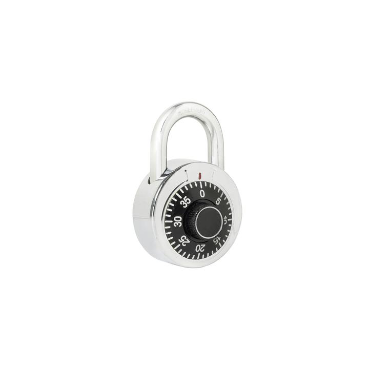Candado de Combinación / Medida 50 mm/ Nivel de Seguridad 3 / Combinación de Disco / Color Negro.