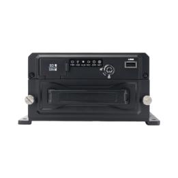 DVR Móvil / Multiplataforma / 4 Canales AHD 2 Megapixel + 4 canales IP / Almacenamiento en HDD / H.265 / Soporta 4G /