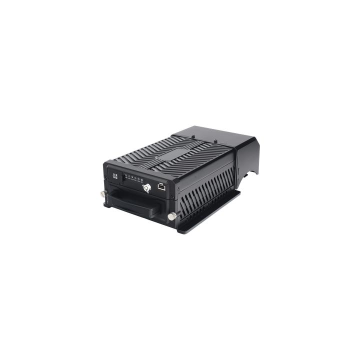 DVR Móvil / Multiplataforma / 4 Canales AHD 2 Megapixel + 4 canales IP / Almacenamiento en HDD / H.265 / Soporta 4G /