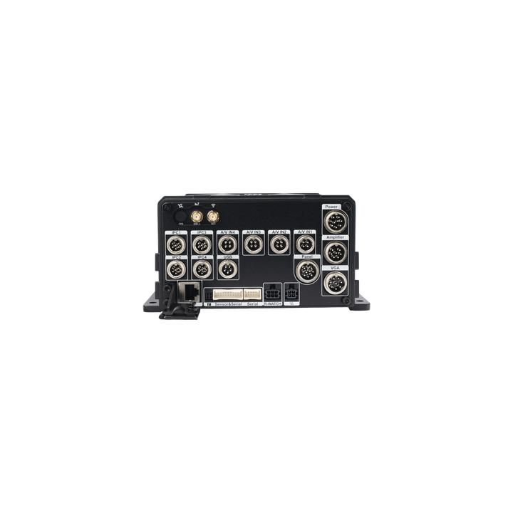 DVR Móvil / Multiplataforma / 4 Canales AHD 2 Megapixel + 4 canales IP / Almacenamiento en HDD / H.265 / Soporta 4G /